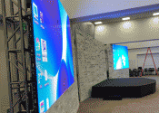 Video Wall being setup in San Jose for C-Level Meeting