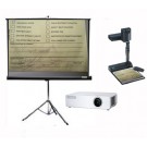 LCD Projector with Document Camera and Screen Rentals