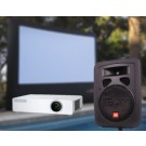 Outside Movie Projector and Screen Rentals San Francisco Bay Area and Greater Los Angeles