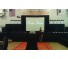 9x12 Projection Screen with Skirt Kit in Auditorium